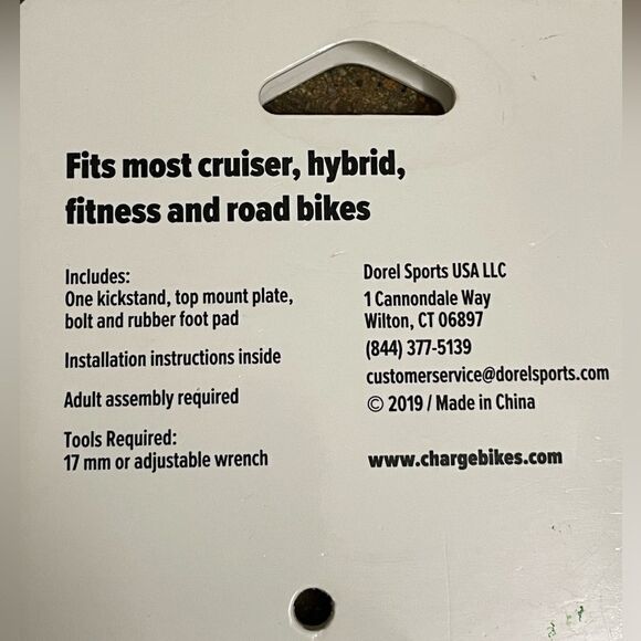 Charge Bikes Silver Center Mount Kickstand for Adult Bikes (Brand New) - Picture 14 of 14